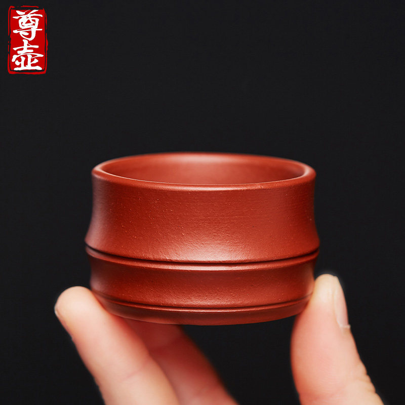 尊壶宜兴紫砂品茗杯单杯主人杯原矿小茶碗茶杯个人杯陶瓷功夫茶具