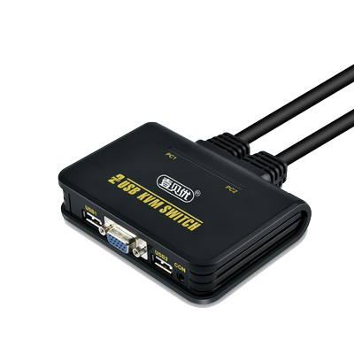 铭凯瑞按键vga2切换器kvm一体式