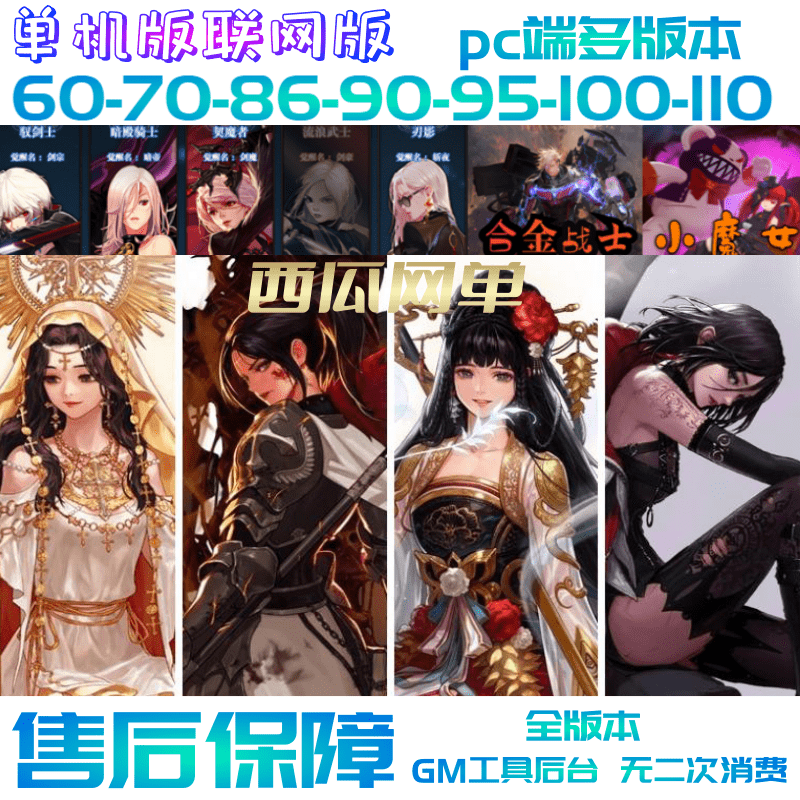 dnf单机版联网版60版70版86版90版95版100版110版联网版送GM工具