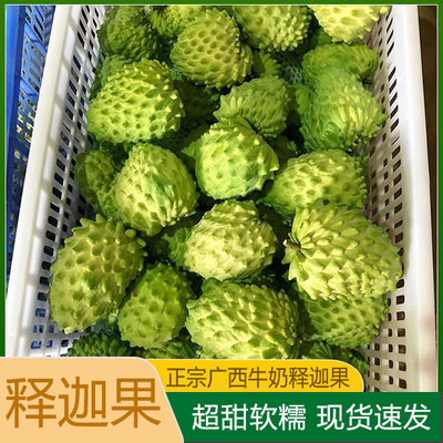 新鲜凤梨释迦果5斤当季番荔枝凤梨牛奶佛头摩尼老树大果新鲜包邮