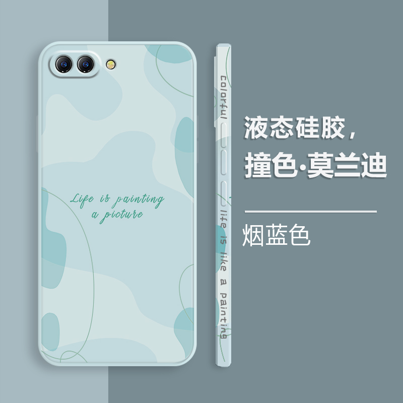 oppor11手机壳液态硅胶r11plus潮牌男女款oppor11s防摔简约创意侧边图案新款r11splus抖音网红个性软壳保护套