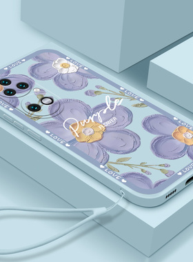 适用于华为p50手机壳新款直边液态硅胶全包防摔潮男女款超薄防摔软壳p50proo高档时尚个性创意卡通保护套