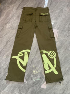 Minustwo cargos 百搭af1印花拼接工装裤潮流休闲高街长裤ins超火