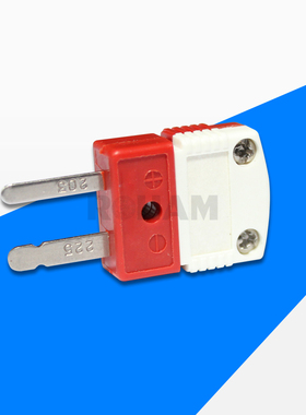 WRe325钨铼D型热电偶插头插座温度传感器连接器接插件公母接头