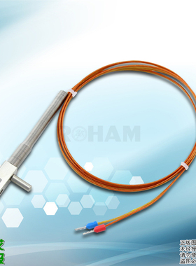 AG-017J型热电偶高温金黄线艾级J型直角T字型头热流道热电偶探头