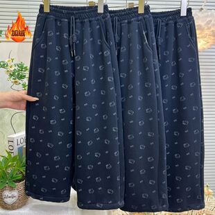 女童KT猫加绒加厚裤子2026新款儿童秋冬休闲裤中大童保暖阔腿长裤