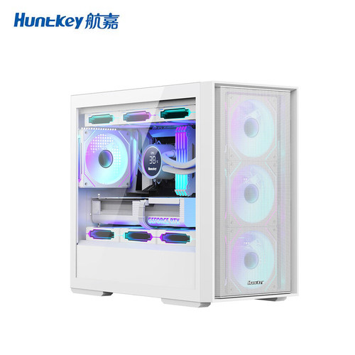 航嘉GS680M玻璃侧透水冷机箱
