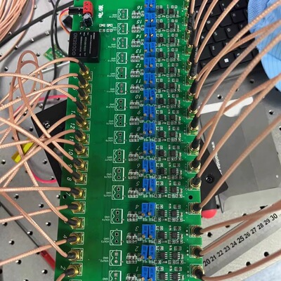 AD620电压放大器模块 4输入、4输出 仪表放大器变送器