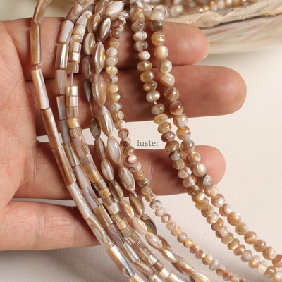 珠子天然贝壳天然珍珠饰品材料