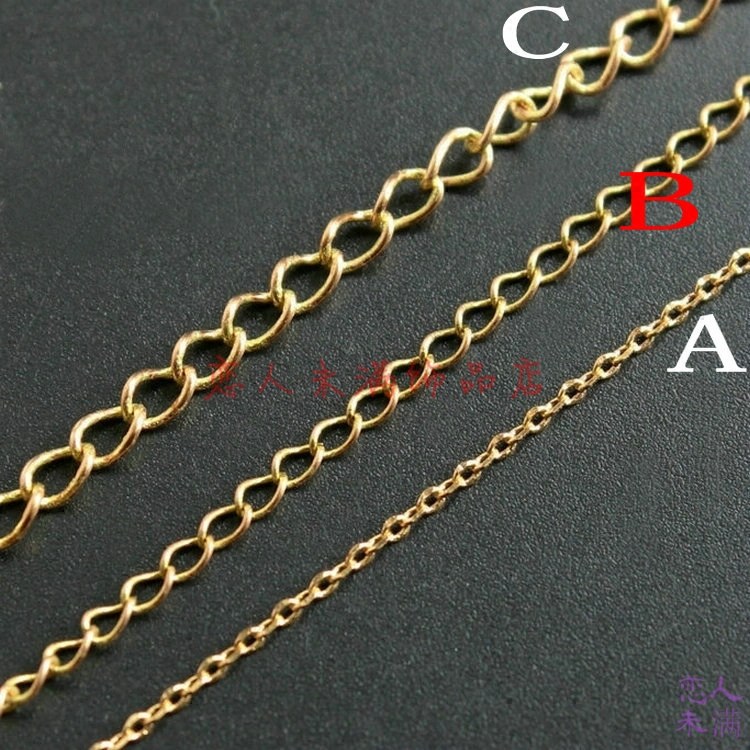 铜毛坯延长连接链尾链 纯铜毛坯链条 DIY饰品耳钉材料金属配件,饰品/流行首饰/时尚饰品新,其他DIY饰品配件,淘宝优惠券,粉丝福利购,淘宝优惠卷