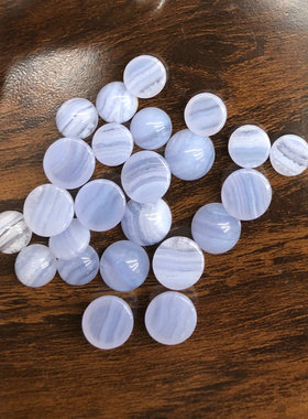 diy天然紫玛瑙水晶半宝石戒面