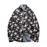 男休闲时尚潮流情侣加绒加厚保暖花色衬衫衬衣228-1054-P60，男装衬衫，星座228