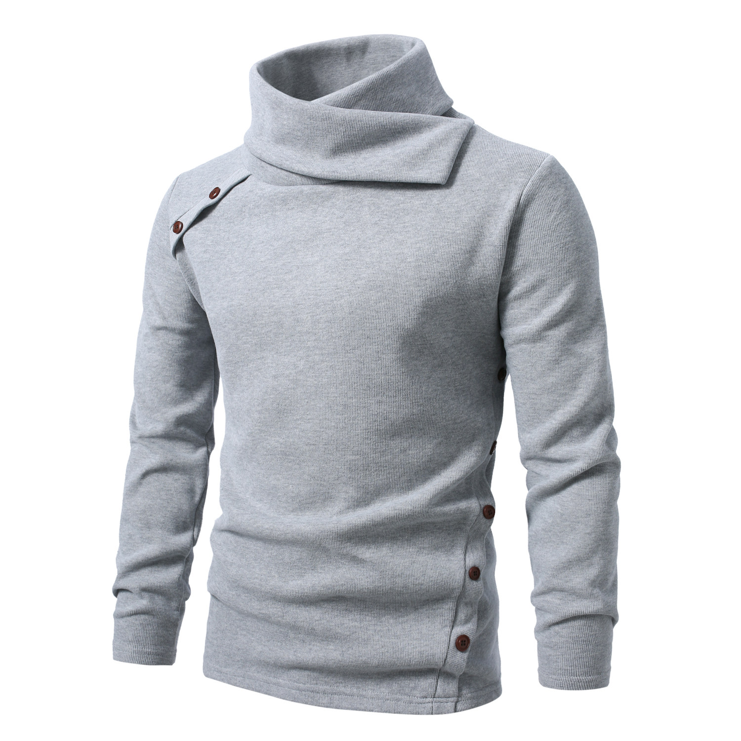 男士加厚英伦风外贸堆堆领长袖毛衣针织衫秋冬228-1173-P48，男装针织衫/毛衣，星座228