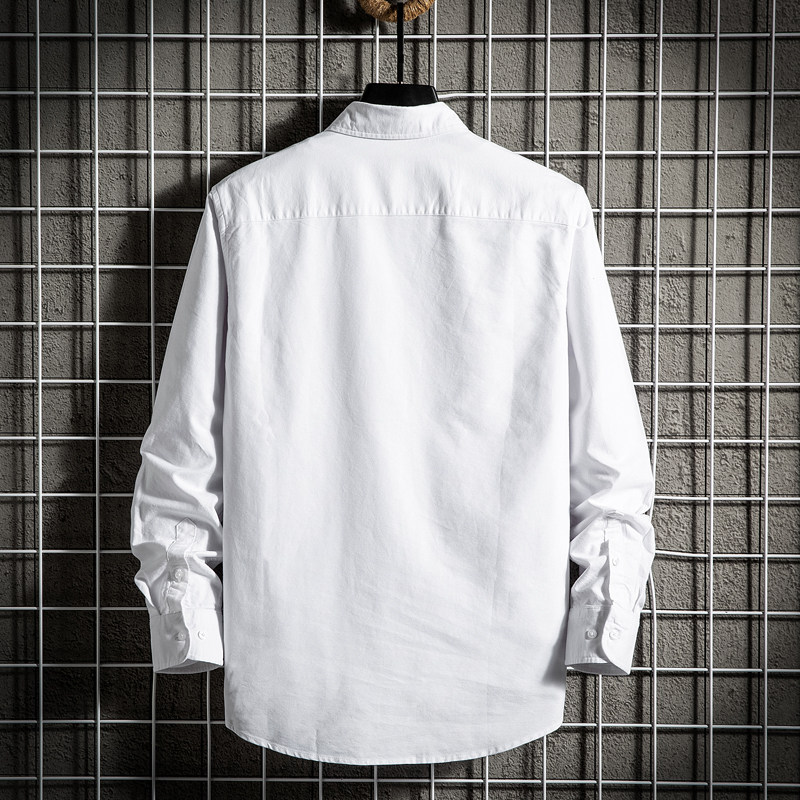 纯棉时尚全棉牛津纺长袖纯色高品质衬衫衬衣228-L006-P38,男装衬衫,星座228