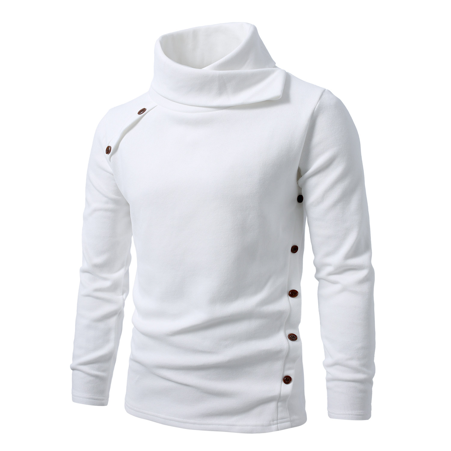 男士加厚英伦风外贸堆堆领长袖毛衣针织衫秋冬228-1173-P48，男装针织衫/毛衣，星座228