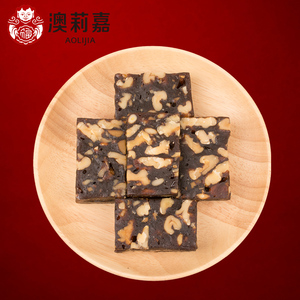 澳莉嘉上海特产美食小吃零食南枣核桃糕500g枣泥红枣核桃软糖糕点