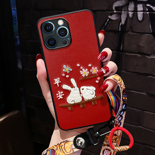 s16e刺绣s15兔子s12保护t国潮s10皮质硅胶 3s中国风e潮款 适用vivo s20手机壳s19真皮s18指环s17外壳pro套nex3