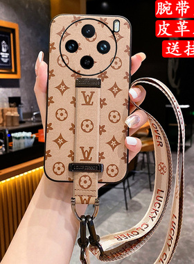 louiedennis适用vivo x300手机壳x200真皮ultra腕带x100外壳pro+皮质x90全包x80保护x70男女x60套s硅胶mini