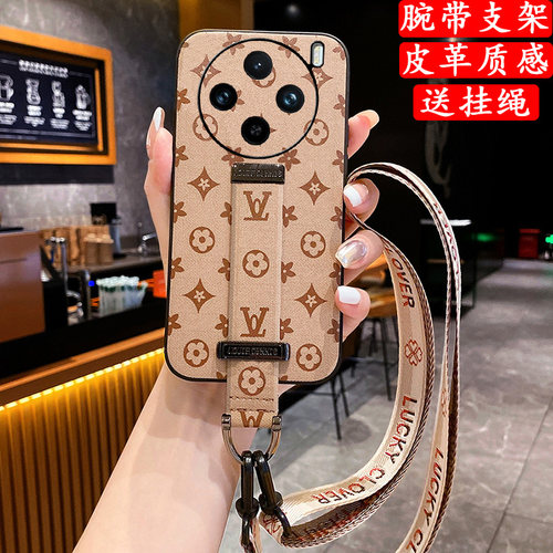 louiedennis适用vivo x300手机壳x200真皮ultra腕带x100外壳pro+皮质x90全包x80保护x70男女x60套s硅胶mini