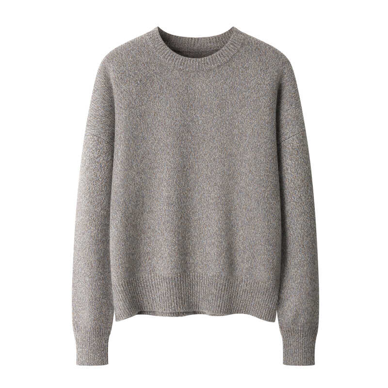 插肩袖外套康赛妮圆领花纱针织衫