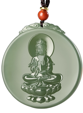 新疆天然和田玉玉赐平安情侣