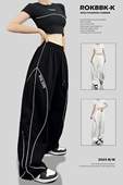 ROKBBK－K 子女潮牌休闲裤 布韩街舞hiphop宽松运动裤 爵士舞jazz裤