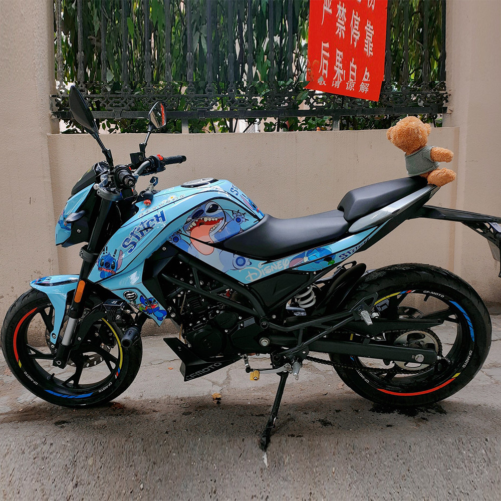 春风nk150贴花改装贴纸个性车身贴全画保护贴膜版画拉花