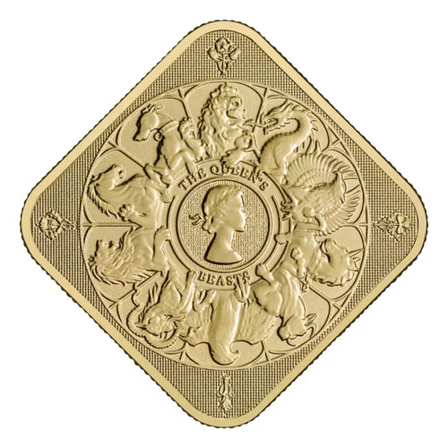 英国 英女皇神兽系列综合版 .9999金条 5克收藏投资储值理财送礼