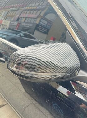 适用于20-25款奔驰GLS400 GLS450后视镜壳改装外观装饰倒车镜罩