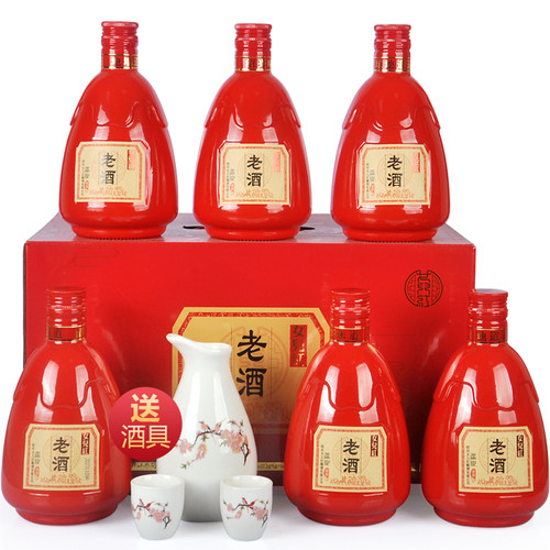 女儿红绍兴黄酒半干型500ml*6