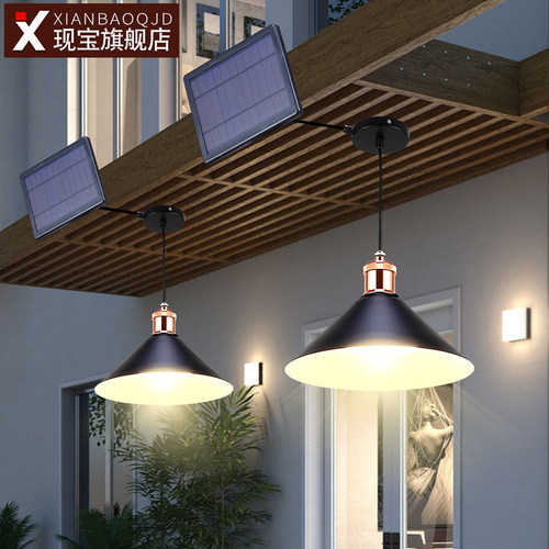 太阳能吊灯户外防水室外花园走廊
