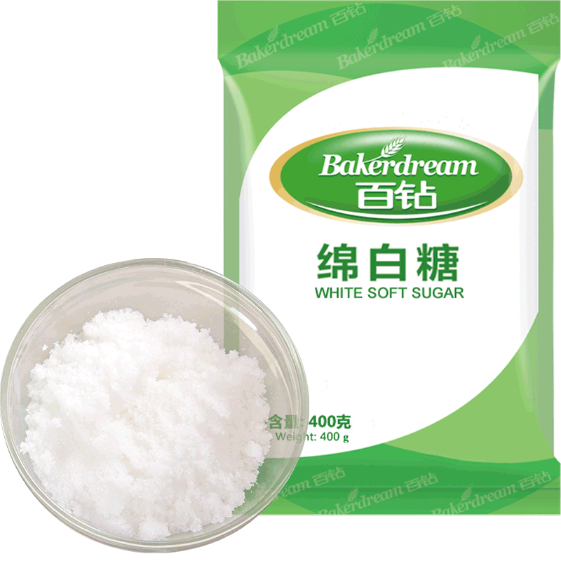 百钻食用白糖400克绵白糖