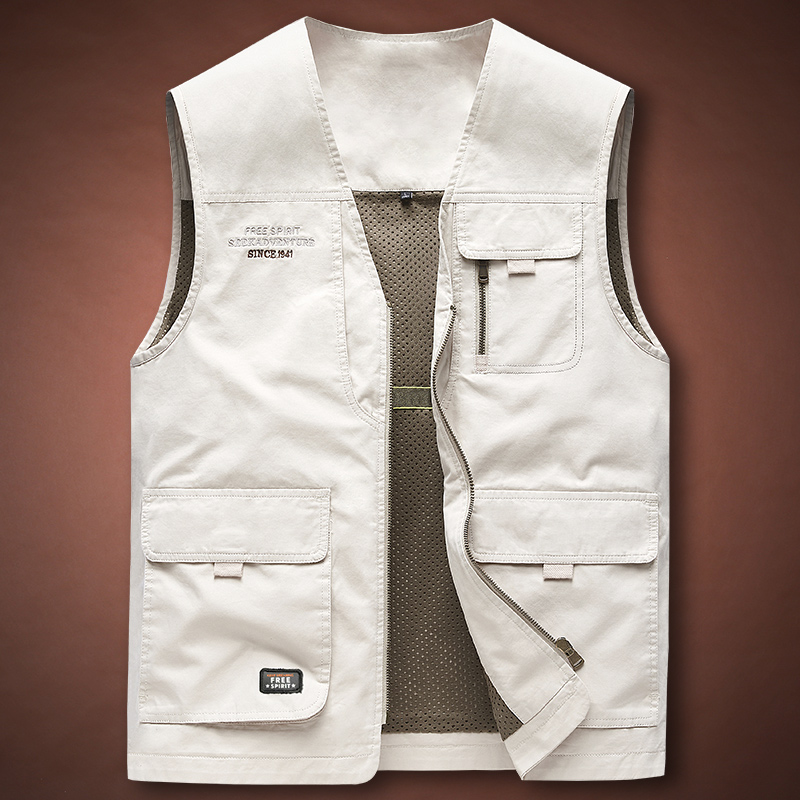 马甲jpdun水洗纯棉宽松秋季