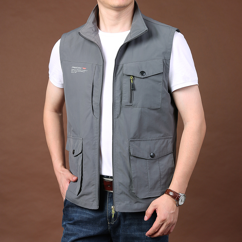 马甲男士户外休闲春秋季宽松