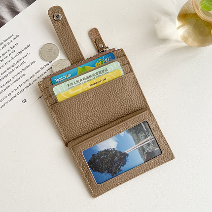 新款真皮超薄小卡包女士头层牛皮驾驶证卡夹薄款男士证件零钱卡套