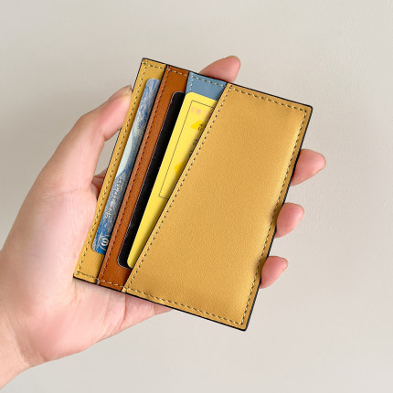 迷你超薄小卡包女士便携真皮小钱包驾驶证卡夹牛皮7卡位银行卡套