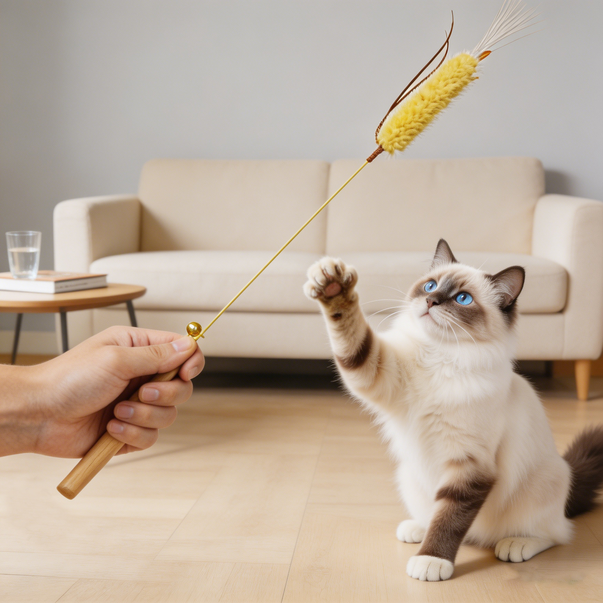 猫玩具逗猫棒幼猫自嗨解闷消耗体力小猫方便携带家养猫咪美短布偶