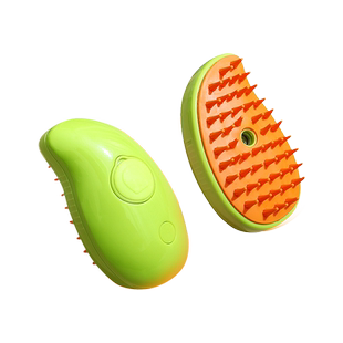 约克夏专用梳子宠物顺毛素狗狗洗澡按摩蒸汽梳长毛狗清理器开结刷