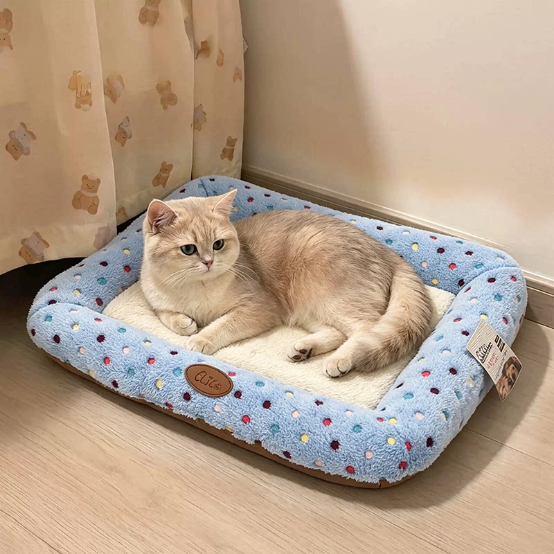 猫垫子睡觉用地垫猫咪冬天保暖冬季柔软舒适布偶猫咪毛绒沙发睡垫