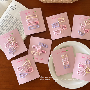 马尔济斯专用发夹狗狗头饰不掉约克夏小狗发卡甜美可爱刘海夹侧边