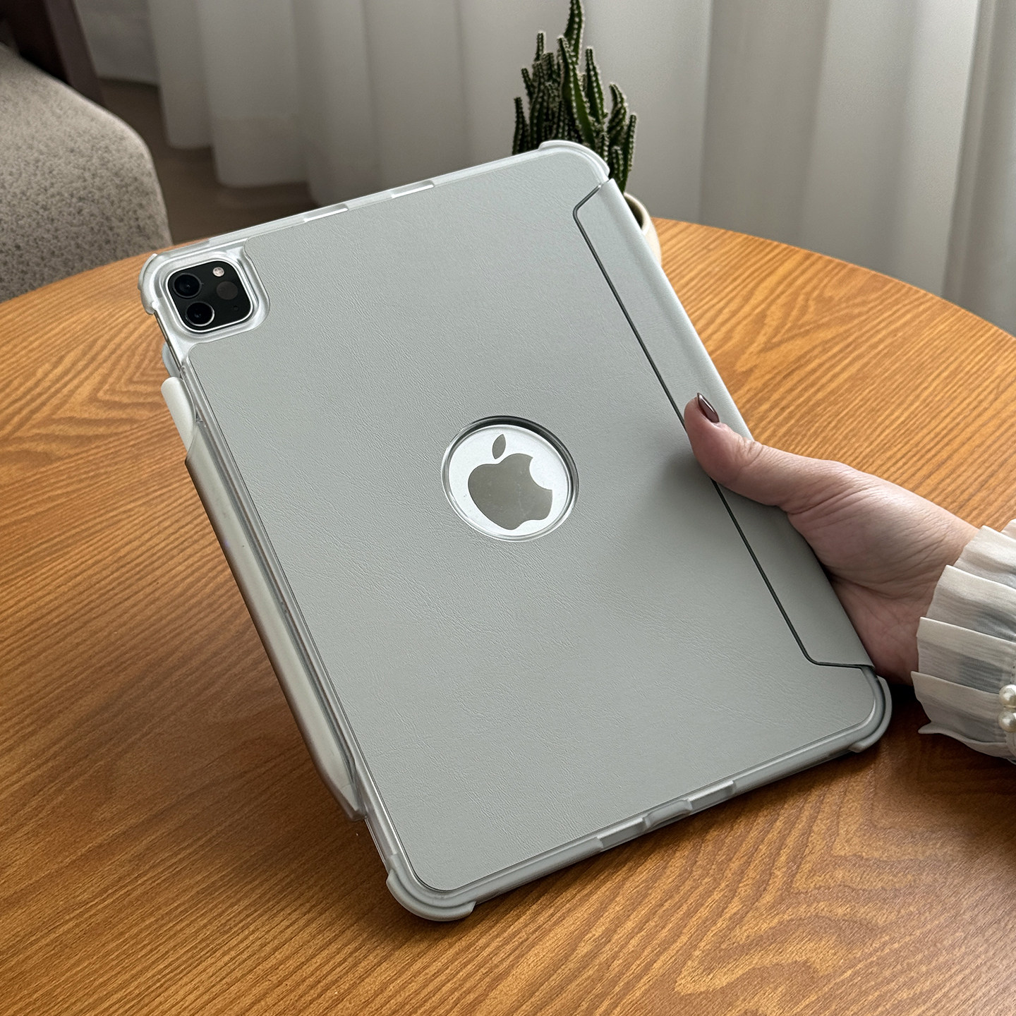 2026新款适用苹果ipad11y折保护套air8/7带笔槽pro13防弯9十代专用mini全包壳5四角防摔硬10.9英寸防指纹一体
