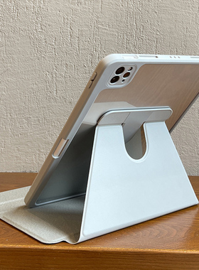 旋转适用华为平板matepad11.5s亚克力se保护套pro13.2防弯air透明10.8笔槽12.6全包荣耀MagicPad 2软mini壳