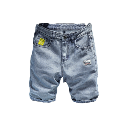 夏季薄款牛仔短裤复古男士青年
