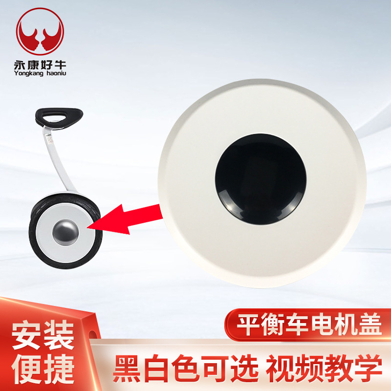 适用小米9号平衡车车轮盖mini平衡车轮毂盖配件 pro轮胎毂边盖芯