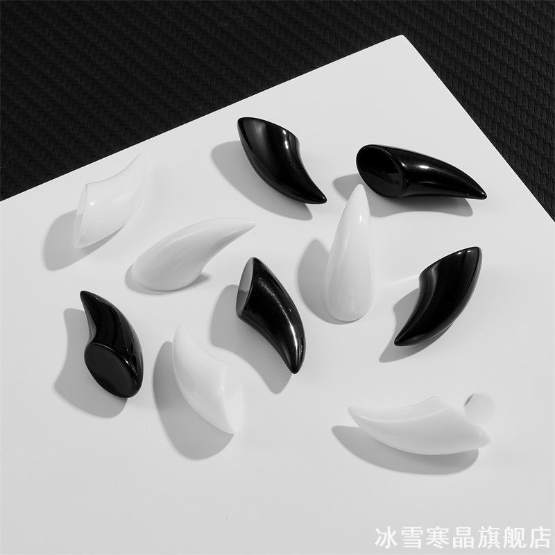 兽装滴胶指甲furry萌系一副八个