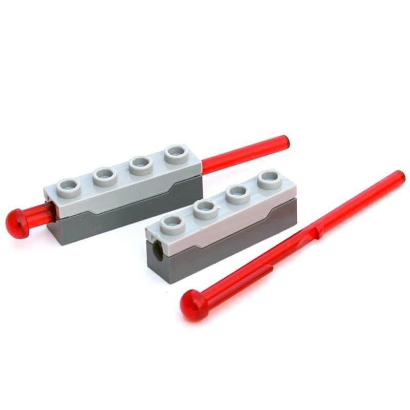 适用子弹发射器乐高积木大炮炮弹枪弹通用小型特殊15301圆头零件