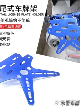适用电动车阿普利亚 ApriliaSR Max250 SAPR250T-V车牌照架