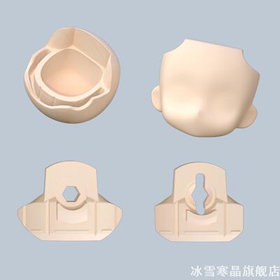 可拆分gsc头壳光头后脑壳配