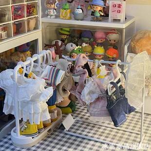 20cm棉花娃娃衣服收纳架玲娜贝儿娃衣架BJD10厘米娃衣架衣撑
