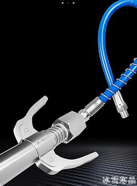 自锁式黄油枪嘴头油嘴尖头拐角枪管枪手货车配件轮式轴承不漏针式